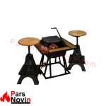 ست میز آلاچیق مدل ونیز کوچک